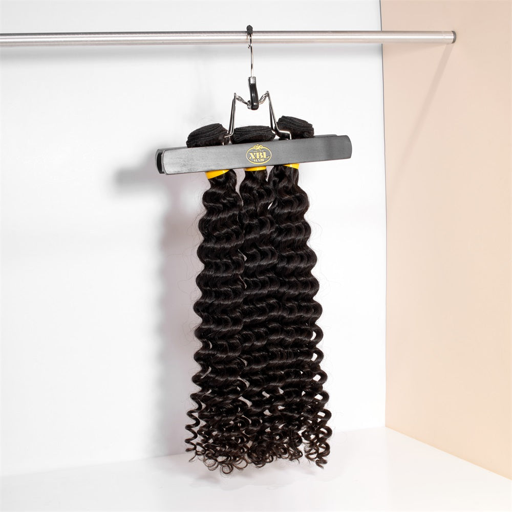XBLhair Miss Lovely Mink Hair Deep Wave Hair Weave Brazilian Virgin Hair Extensions