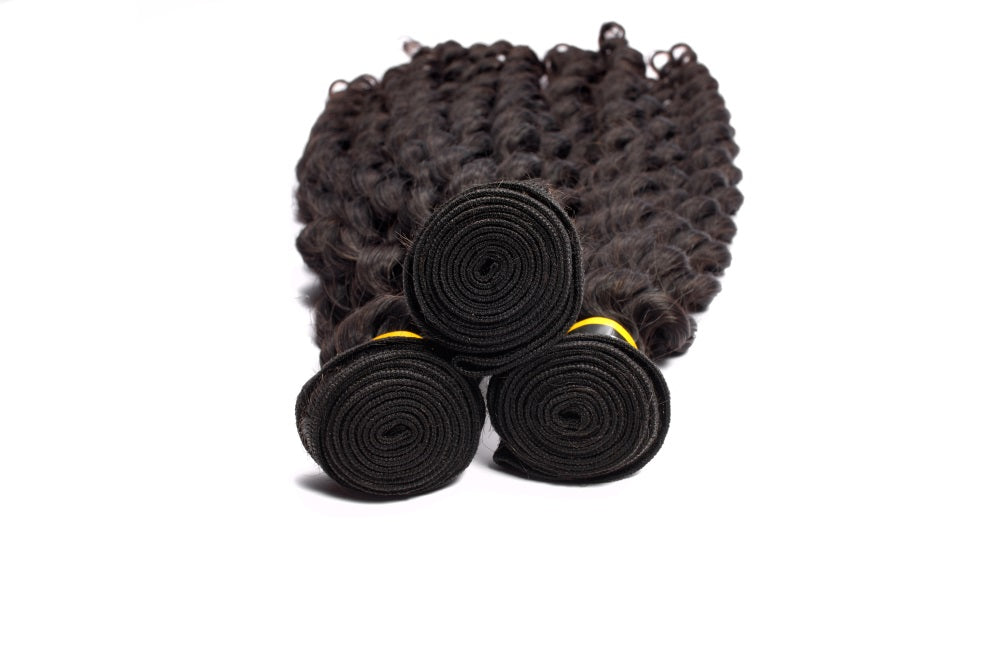 XBLhair Miss Lovely Mink Hair Deep Wave Hair Weave Brazilian Virgin Hair Extensions